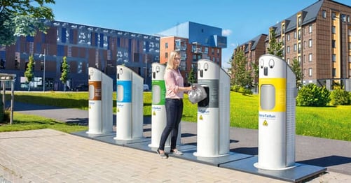 MariMatic MetroTaifun Pneumatic Waste Collection System