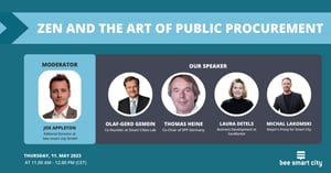 Podiumsdiskussion über öffentliche Ausschreibungen im Smart City Sektor