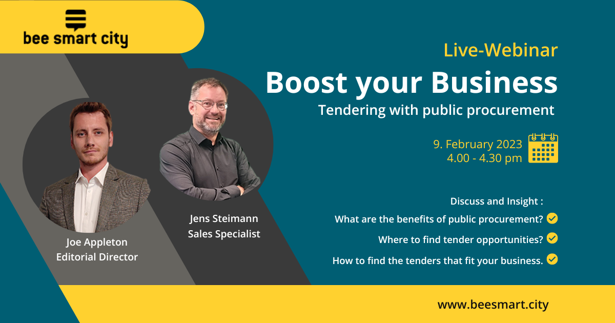 Webinar Boost your business with public tendering