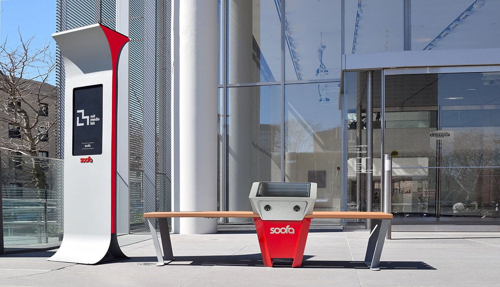 Soofa Bench and Signage Solution