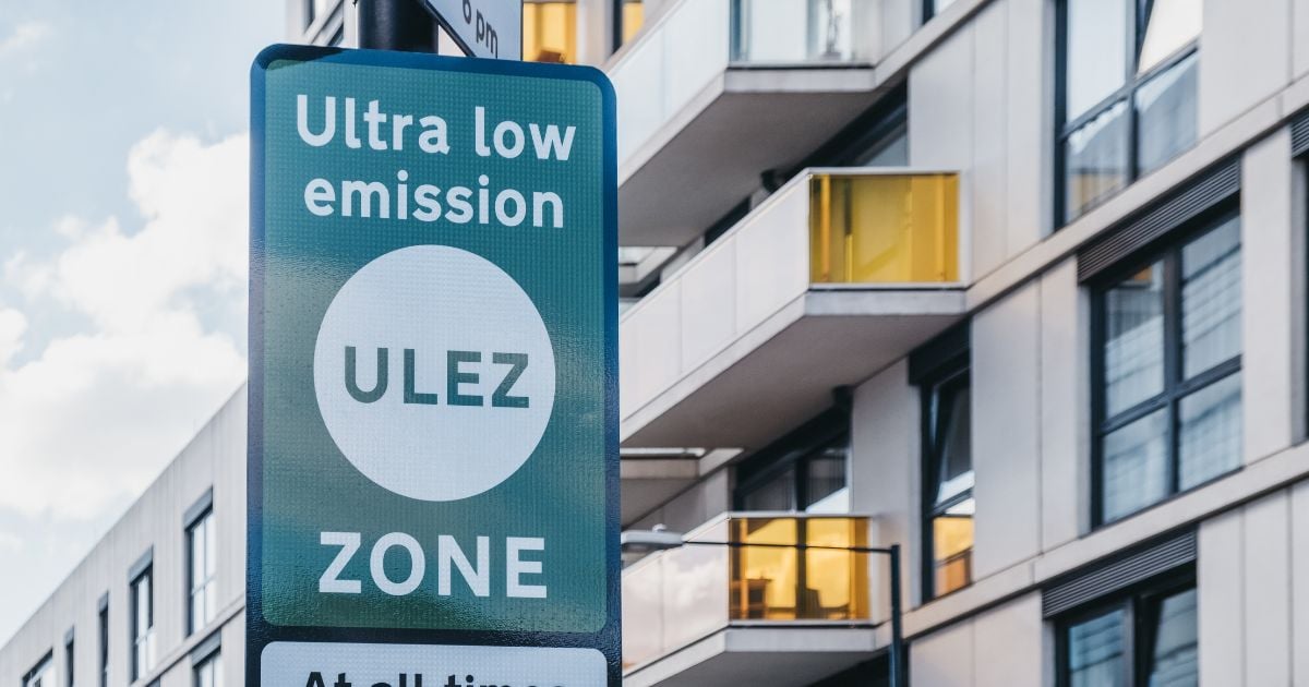 ULEZ Ultra low emmission zone in London