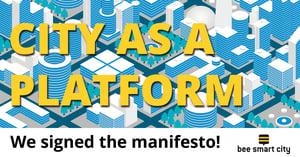 bee smart city signs the City as a Platform Manifesto