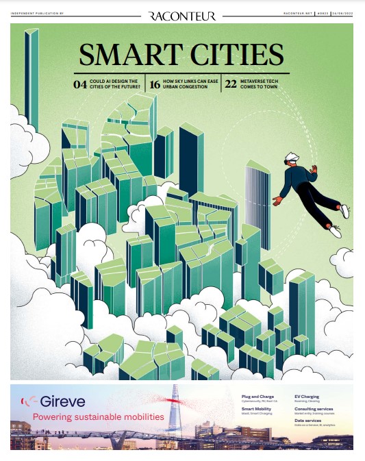 Smart Cities Report 2022 by Raconteur in The Times Cover